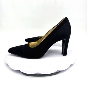 Paloma Barceló Shoe Women's 6.5 B Pumps Vintage 90s Heels Black Made In Italy